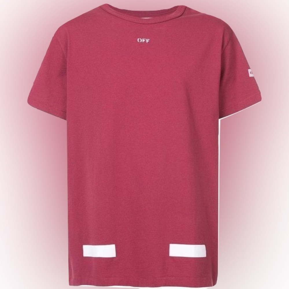 Off White Arrows Tee - Burgundy - Picture 1 of 4